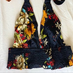 Floral Halter Top